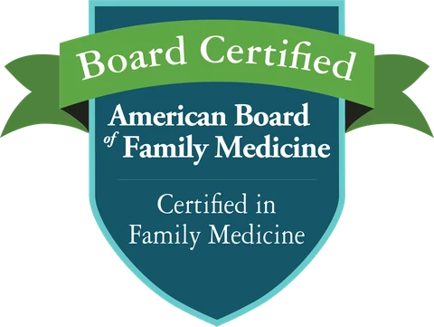 American Board of Family Medicine — board certified