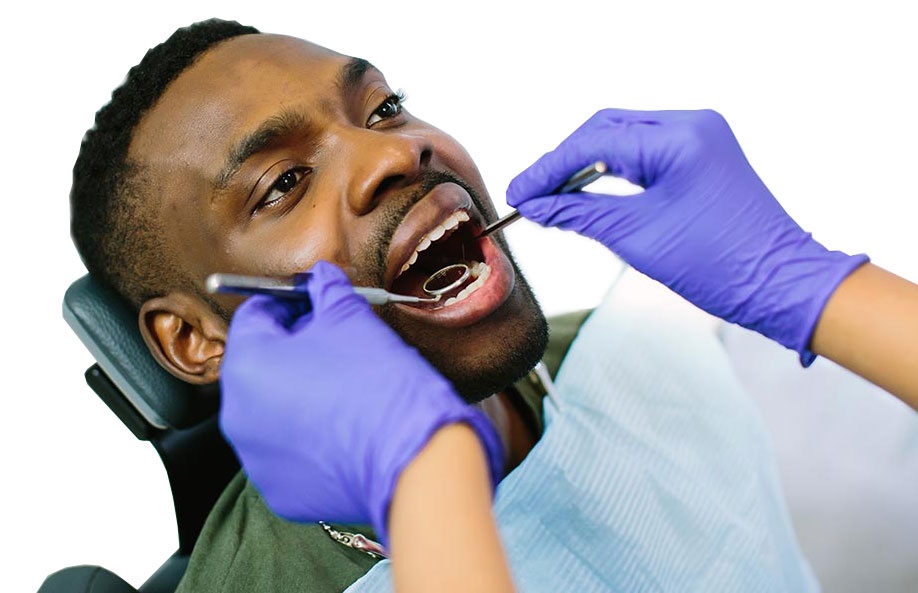 Adult dentist patient care