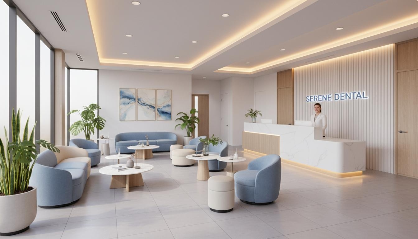 Dental reception area
