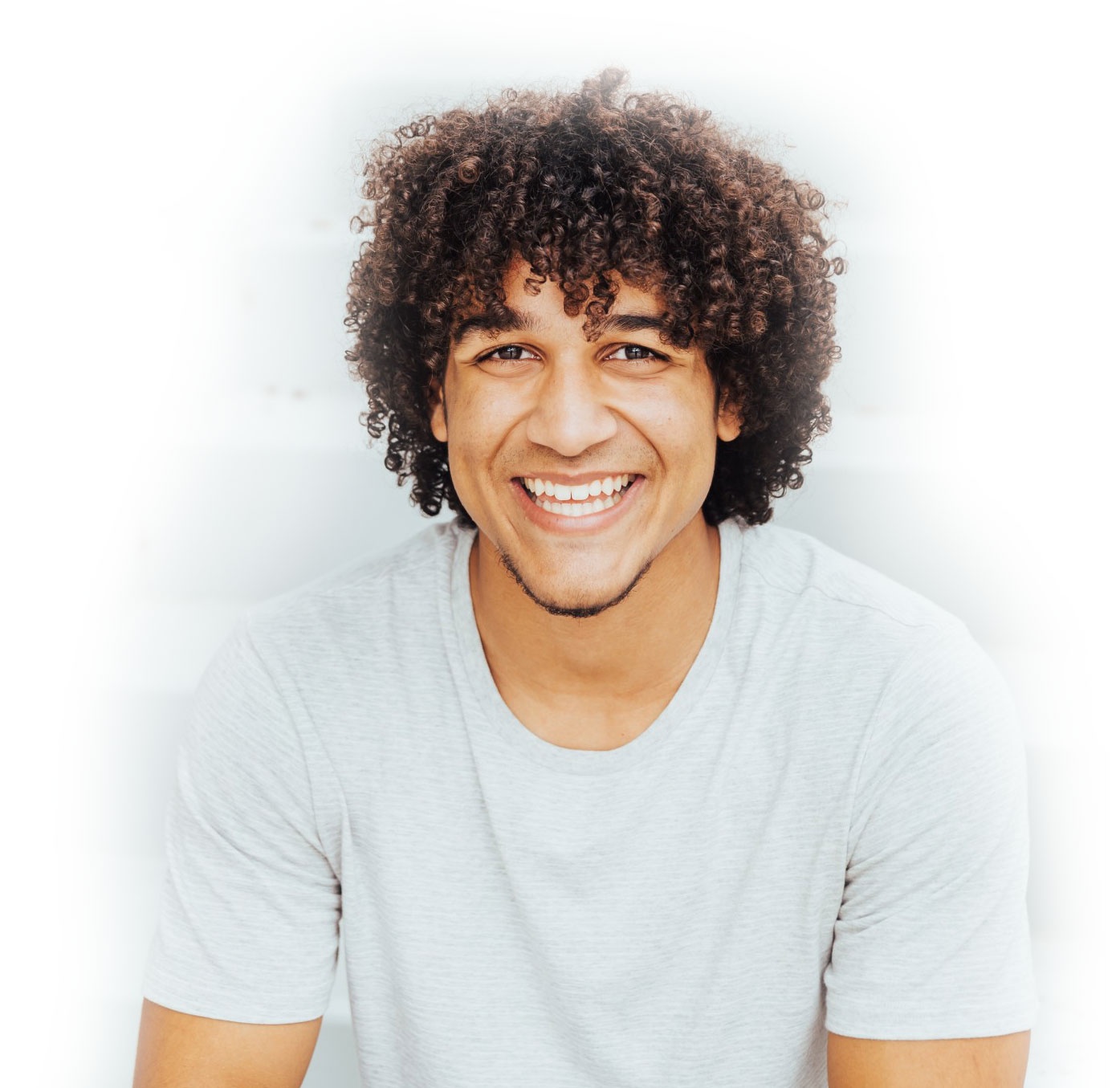 Smiling Invisalign patient