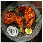 Tandoori chicken platter