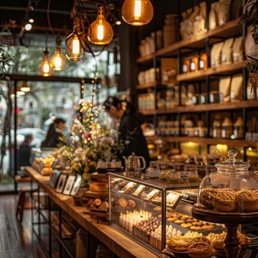 Cozy Bakery Interior