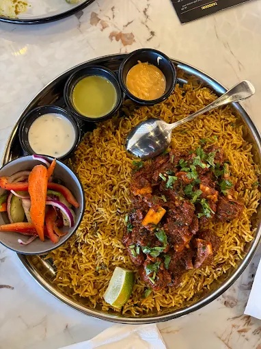 Chantilly food spread